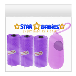 Star Babies - Scented Bag With Dispenser Pack of 3/45 Bags - Lavender