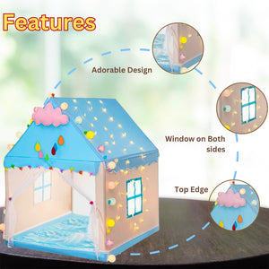 Star Babies Kids Play Tents for Toddlers Kids Tents Indoor Playhouse - Princess Tent for Girls Toy House Gift - Blue