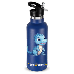 Star Babies - Stainless Steel Water Bottle - Dino - 500ml