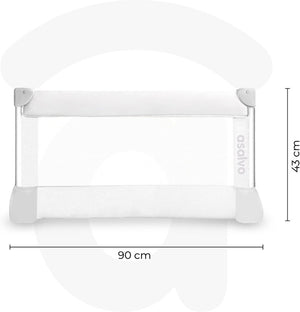 Asalvo Safety Bed Rail for Children 90 cm. White