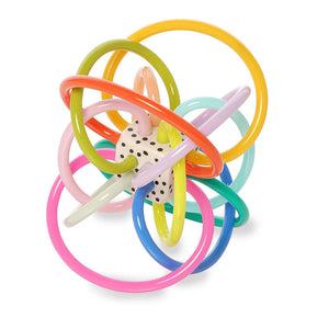 Manhattan Toy Winkel Colorpop Rattle & Sensory Teether Toy - 0 month
