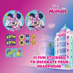 Minnie Mouse Auxiliary Headphone with Stickers - Image 8