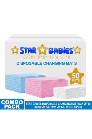 Star Babies Disposable Changing Mat - Pack of 50