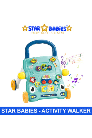 Star Babies - Baby Activity Walker - Blue