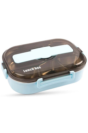 Cocobee Kids Oval Lunch Box | Non-Toxic, Food-Grade, Design – Blue