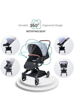 MOON Ritzi-Lite Baby Cabin Stroller -Blue