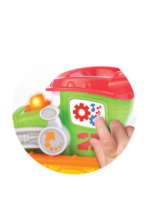 Little Learners Ball Tumblin' Shovel Truck - Electronic Lights & Sounds, Load & Scoop Action, 2 Balls Included, 12M+