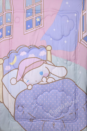 Cinnamoroll 5-In-1 Comforter Set , Brushed Microfiber With Polyester Shell– Multicolor
