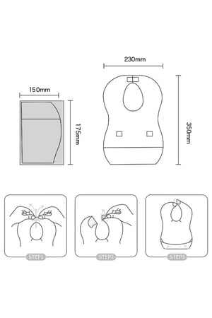 Star Babies 40PCS Disposable Baby Bibs - Soft, Leakproof & Hygienic Paper Bibs for Boys & Girls - Assorted Design