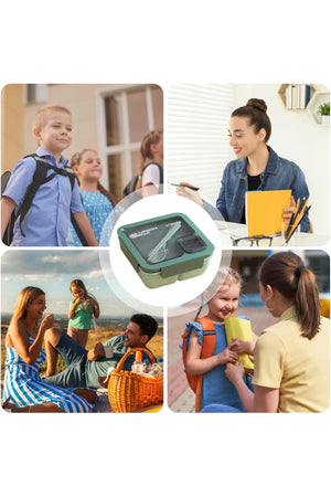Star Babies 3-in-1 School Lunch Combo – Insulated Lunch Bag, Leak-Proof Bento Lunch Box, and Stainless Steel Mini Food Jar Set for Kids, Toddlers & School