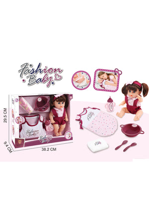 Kikibebe 12-Inch Girl Interactive Potty Training Doll – Multicolor