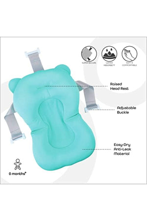 MOON Anti-Slip Baby Bath Pad -Blue