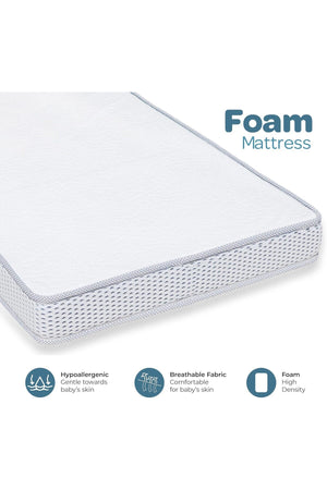 Moon Foam Baby Crib Mattress - 60 x 120 x 10 cm