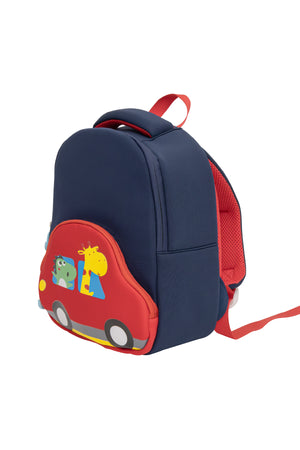 MOON Kids Backpack – Comfy 3D Design,Padded Straps, Waterproof-Perfect for Preschool, Nursery, Snacks & Lunchbox-Car