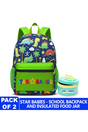 Star Babies - Backpack with mini food jar combo