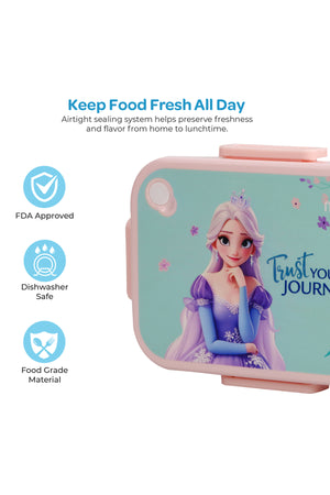 مون Kids Lunch Box PP + Stainless Steel Insulated Tiffin Box Leak-Proof, BPA-Free, Durable School Lunch Box لـ Boys & Girls Easy Open Clips Food Safe Eco-Friendly Kids Meal Box صورة المنتج | MOON Kids Lunch Box | PP + Stainless Steel Insulated Tiffin Box | Leak-Proof, BPA-Free, Durable School Lunch Box for Boys & Girls | Easy Open Clips | Food Safe Eco-Friendly Kids Meal Box product view