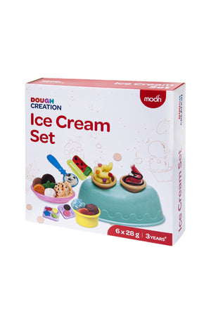 MOON Kid's Dough Ice-cream Set. 6 x 1oz dough bag.