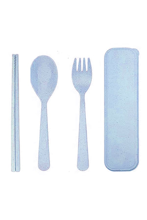 Star Babies Organic Fork, Spoon & Chopstick Set - 3 Pcs