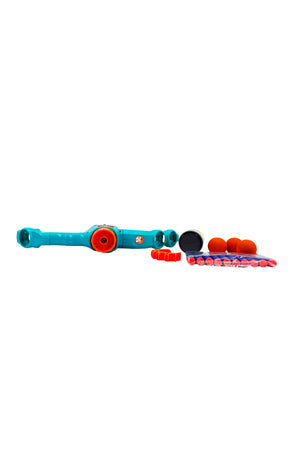 Galaxy 2-in-1 Bow and Arrow Launcher Toy Set for Kids, Shooting Game with Soft Foam Darts, Target Balls and Cans, Outdoor Sport Play Set for Boys and Girls Age 3+
