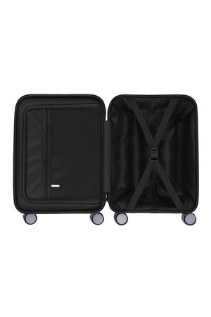 W.O.K 3-Piece Hard Shell Luggage Set – 20", 24", 28" Spinner Trolleys With Number Lock – Black