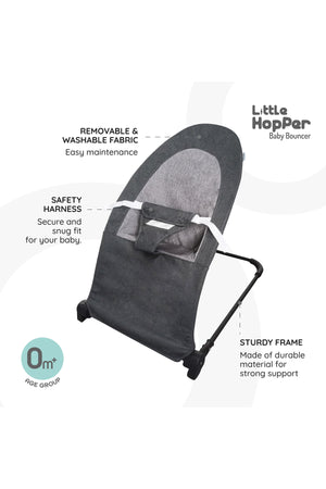 MOON Baby Bouncer - Dark Grey