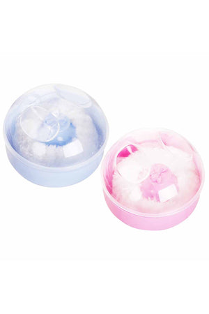Star Babies Baby Powder Puff, Blue/Pink, Pack Of 2