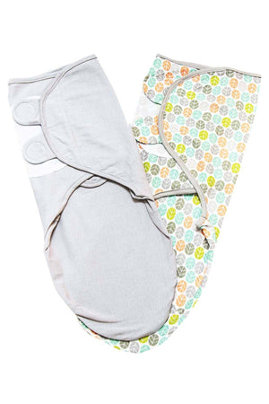 MOON Organic Swaddler pack of 2 - Grey