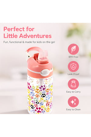 Cocobee Tritan Leakproof Water Bottle, 480Ml – Bpa Free, Push-Button Lid, Age 3+ (Pink)