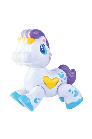 Little Learners Fairy Tales Animals - Light & Sound, Multi-Articulated Head & Legs, Unicorn