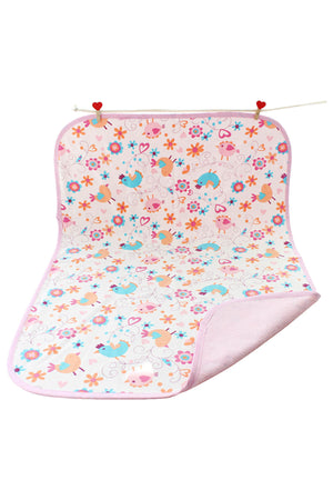 Star Babies Reusable Changing Mats - Printed Pink