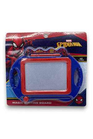 Cocobee 500ml Insulated Stainless Steel Water Bottle – Leakproof, Odour-Free, with Soft Grip Handle – Blue (Ages 3+) + Marvel Spider-Man Magic Writing Board