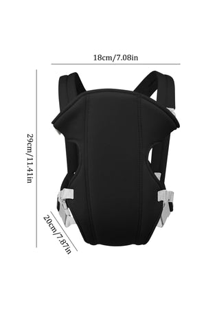 Star Babies Baby Carrier Adjustable Breathable Baby Carrier - Black