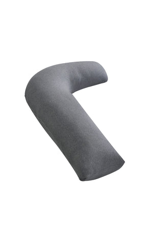 MOON Organic L Shaped Maternity Pillow-Grey