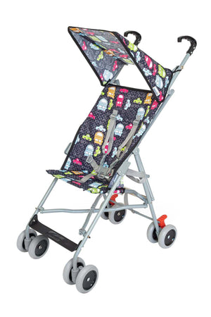 MOON - Jet Ultra Light Weight Fold Buggy Stroller Buggy - Printed Cars