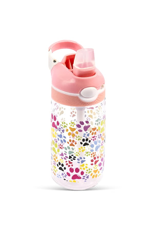 Cocobee Tritan Leakproof Water Bottle, 480Ml – Bpa Free, Push-Button Lid, Age 3+ (Pink)