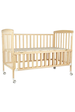 MOON Wooden Portable crib(129X69X96 cm) -Natural wood