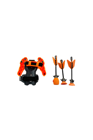 Galaxy Shooting Storm Wrist Bow and Arrow Toy for Kids, Wearable Wrist Launcher with Soft Safe Arrows and Target, Outdoor Shooting Game Set for Boys and Girls Active Play