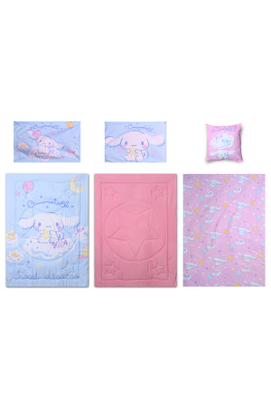 Cinnamoroll 5-In-1 Bnb Comforter Bedding Set With Brushed Microfiber & Polyester Shell – Multicolor