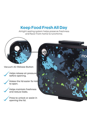مون Kids Lunch Box PP + Stainless Steel Insulated Tiffin Box Leak-Proof, BPA-Free, Durable School Lunch Box لـ Boys & Girls Easy Open Clips Food Safe Eco-Friendly Kids Meal Box صورة المنتج | MOON Kids Lunch Box | PP + Stainless Steel Insulated Tiffin Box | Leak-Proof, BPA-Free, Durable School Lunch Box for Boys & Girls | Easy Open Clips | Food Safe Eco-Friendly Kids Meal Box product view