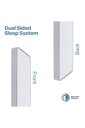 Moon Foam Baby Crib Mattress - 70 x 133 x 10 cm