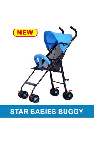 Star Babies - Light Weight Foldable Baby Stroller - Blue