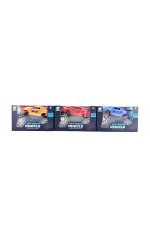4CH Remote Control Car for Kids, Off-Road RC Monster Truck Toy with Easy Controller, Durable Racing Car with Smooth Driving, Fun Indoor Outdoor Play Vehicle Gift for Boys and Girls
