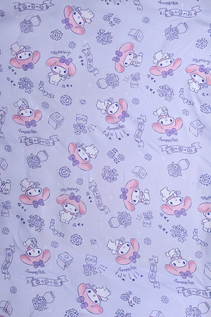 My Melody 5In1 Bnb Comforter Set - Brushed Microfiber Material, Polyester Shell - - Purple