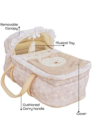 MOON Moses Basket - Honey Bear