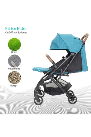 MOON Ritzi-lite Baby Cabin Stroller -Blue