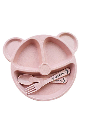 Star Babies Eco Friendly Bear Plate Set