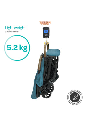 MOON Ritzi-lite Baby Cabin Stroller -Blue