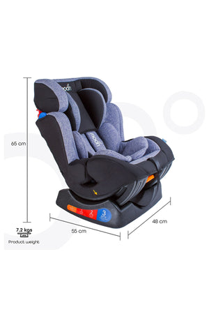 MOON Sumo Baby/Infant Car seat suitable from Birth to 6 Years-(Group(0,1,2) (0-25 Kg) Violet Black
