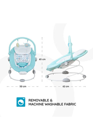 MOON Hopper Baby Bouncer - Blue