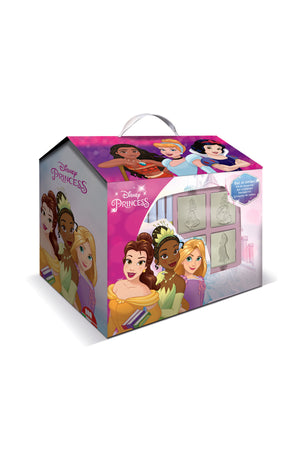 Multiprint Princess House – Creative Stamping & Coloring Set for Kids – Includes 7 Wooden Stamps, Washable Ink, 7 Markers, Drawing Book & More – Made in Italy